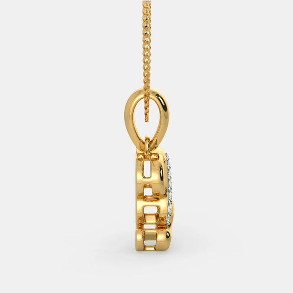 The Liham G Pendant - Aggarwal jewels