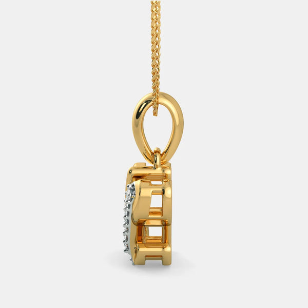The Liham H Pendant - Aggarwal jewels