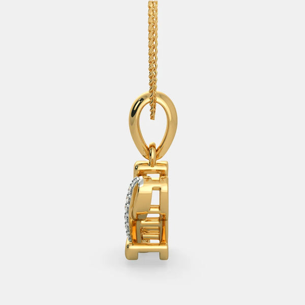 The Liham L Pendant - Aggarwal jewels