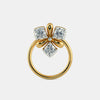The Fuchsia Nose Pin - Aggarwal jewels