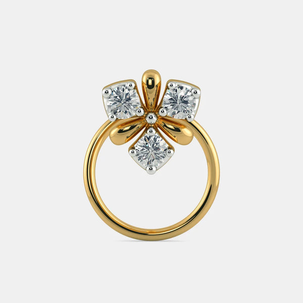 The Fuchsia Nose Pin - Aggarwal jewels