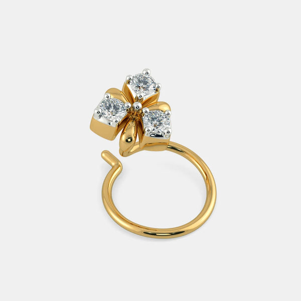 The Fuchsia Nose Pin - Aggarwal jewels