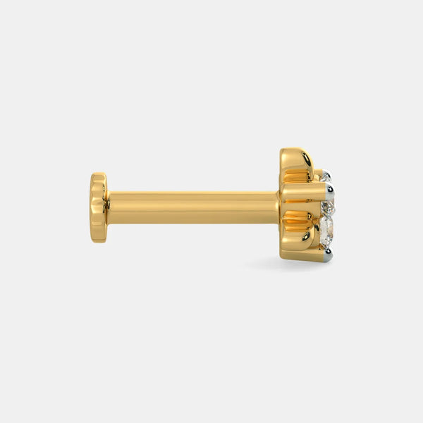 The Freesia Nose Screw - Aggarwal jewels