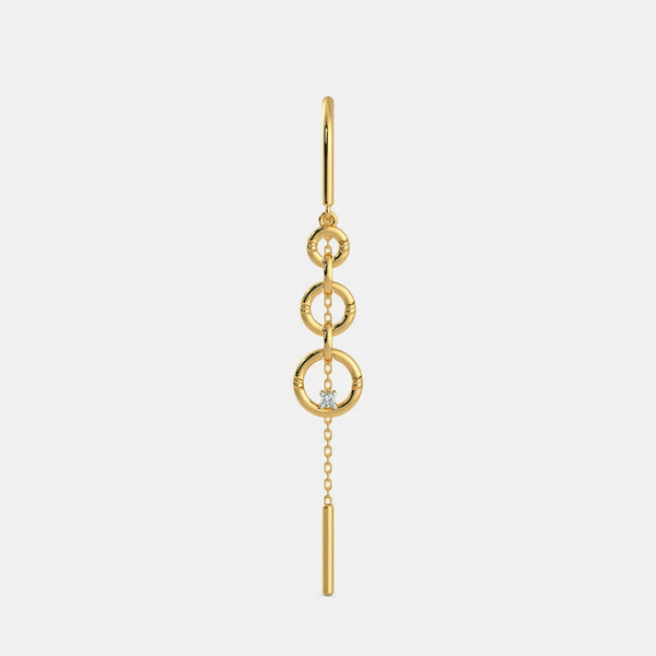 The Sleek Ringlet Sui Dhaga Earrings - Aggarwal jewels