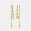The Sleek Ringlet Sui Dhaga Earrings - Aggarwal jewels