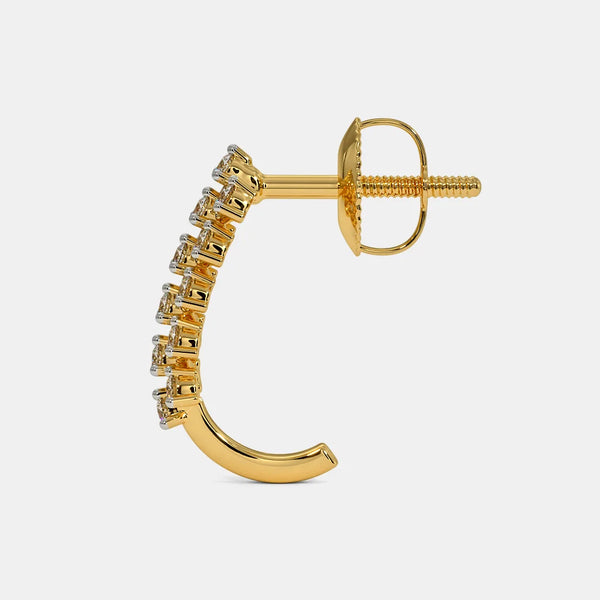 The Auretta J Hoop Earrings