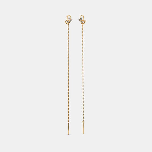 The Judee Multi Pierced Sui Dhaga Earrings - Aggarwal jewels