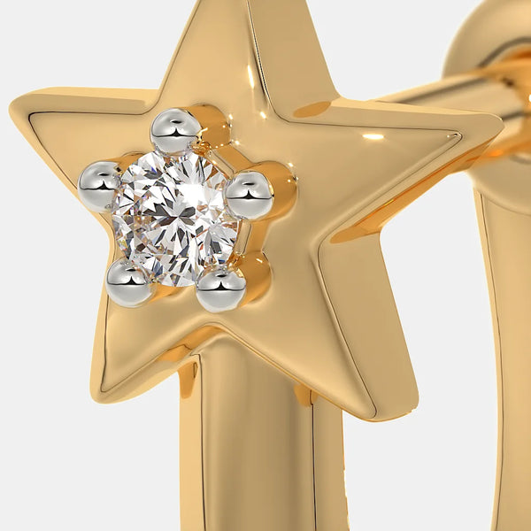 The Maka Multi Pierced Hoop Earrings