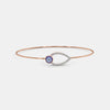 The Pear Evil Eye Toggle Bangle