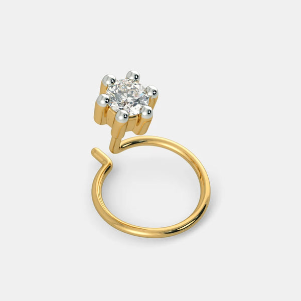 The Hyacinth Nose Pin - Aggarwal jewels