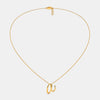 The Cursive A Necklace - Aggarwal jewels