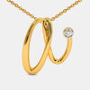 The Cursive A Necklace - Aggarwal jewels