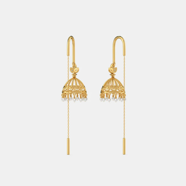 The Archana Sui Dhaga Earrings - Aggarwal jewels