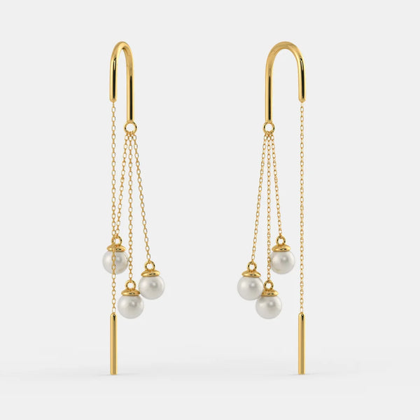 The Pratibha Sui Dhaga Earrings - Aggarwal jewels