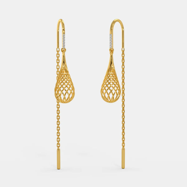 The Deepti Sui Dhaga Earrings - Aggarwal jewels