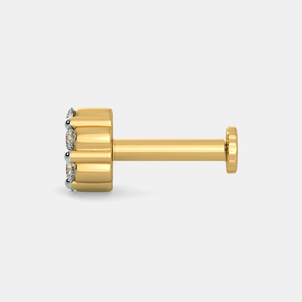 The Larkspur Nose Screw - Aggarwal jewels