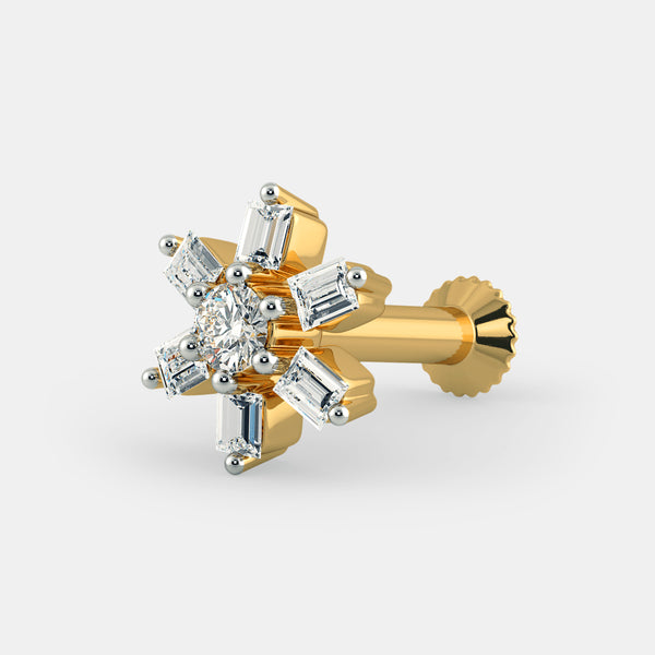 The Caladium Nose Screw - Aggarwal jewels