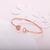 Rose Gold Dual Heart Bracelet - Aggarwal jewels