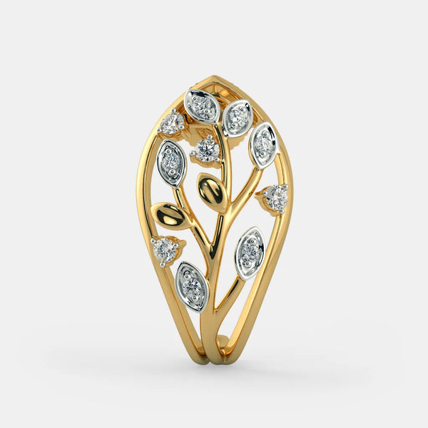 The Wisdom Leaves J Hoop Earrings