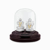Silver Lakshmi and Ganesha Idol - Aggarwal jewels