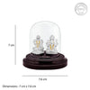 Silver Lakshmi and Ganesha Idol - Aggarwal jewels