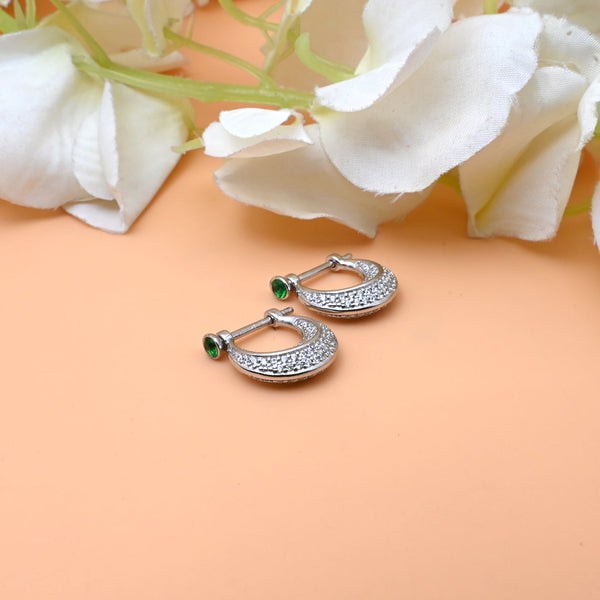 Silver Bali Earrings - Trendy Jewelry for Boys & Men. - Aggarwal jewels