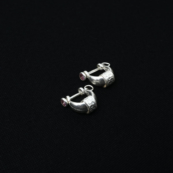 Rajasthani Silver Bali for Men Traditional and Stylish Hoop - Aggarwal jewels