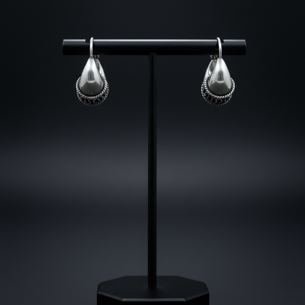 Royal Oxidized Silver Boy's Bali - Aggarwal jewels