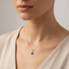 Silver Evil Eye Different Colors Pendant Gold Polish Necklace for Protection - Aggarwal jewels