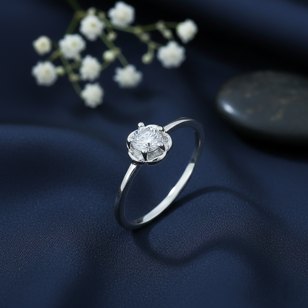 Minimal Daily Wear Silver Ring - Aggarwal jewels