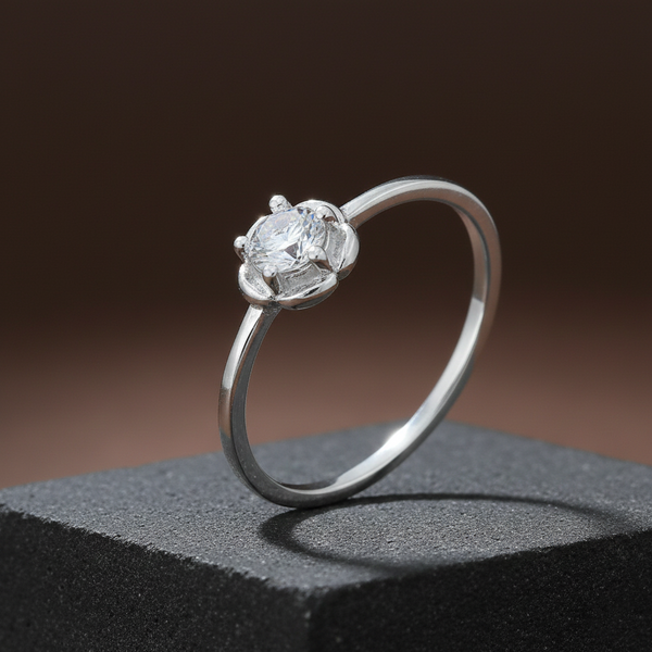 Minimal Daily Wear Silver Ring - Aggarwal jewels