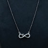 Infinite Heart Silver Mangalsutra - Aggarwal jewels