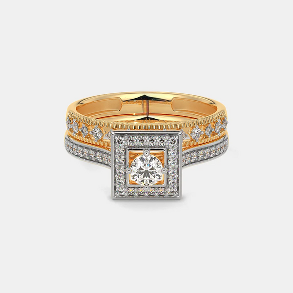 The Nomi Bridal Ring Set - Aggarwal jewels