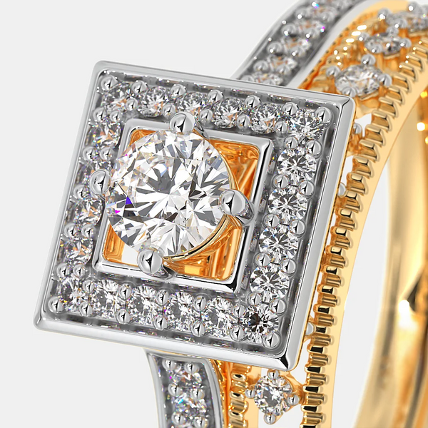 The Nomi Bridal Ring Set - Aggarwal jewels