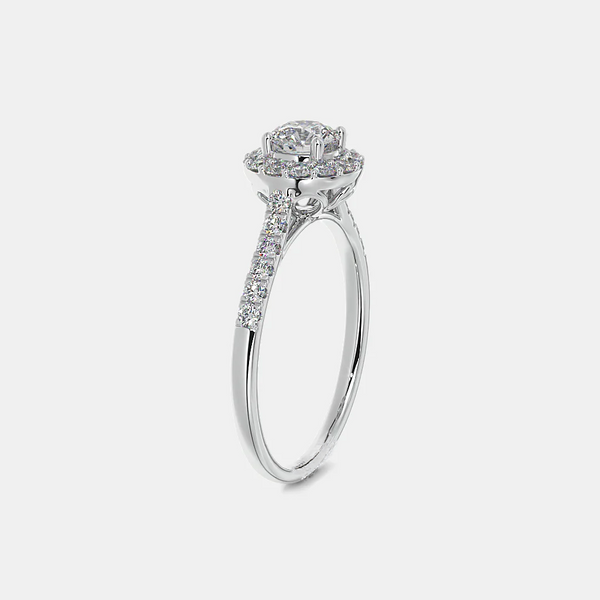 The Floryn Halo Ring - Aggarwal jewels