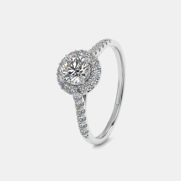 The Floryn Halo Ring - Aggarwal jewels