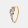 The Joel Three Stone Solitaire Ring - Aggarwal jewels