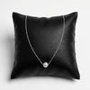 Silver Pearl Stud Earrings with Matching Pearl Pendant Necklace - Aggarwal jewels