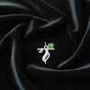Silver Krishna Flute Pendant with Morpankh Design - Aggarwal jewels