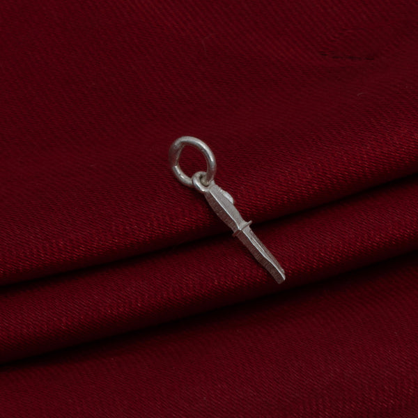 Silver Knife(chaku) Pendant With Chain - Aggarwal jewels