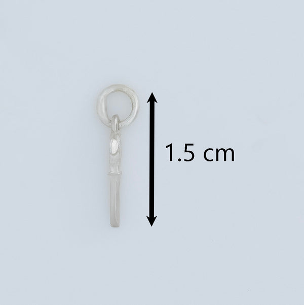 Silver Knife(chaku) Pendant With Chain - Aggarwal jewels