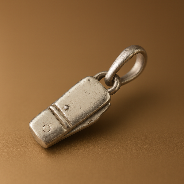 Silver Knife(chaku) Design Pendant - Aggarwal jewels