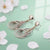 Layered Teardrop Silver Dangle Earrings with a Unique Textured Pattern - Aggarwal jewels