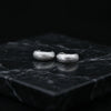 Silver Curved Line Design Earrings for Girls - Aggarwal jewels