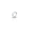 Silver Curved Line Design Earrings for Girls - Aggarwal jewels