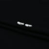 Silver Curved Line Design Earrings for Girls - Aggarwal jewels