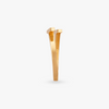 Linear Edge Gold Ring - Aggarwal jewels