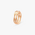 Interlace Flow Gold Ring - Aggarwal jewels