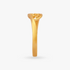 Petal Whisper Gold Ring - Aggarwal jewels