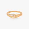 Knot Flow Gold Ring Gold Ring - Aggarwal jewels